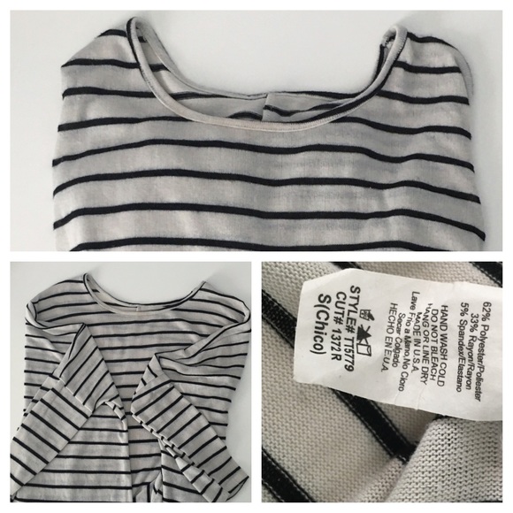 STRIPE BATWING TOP - Picture 4 of 5