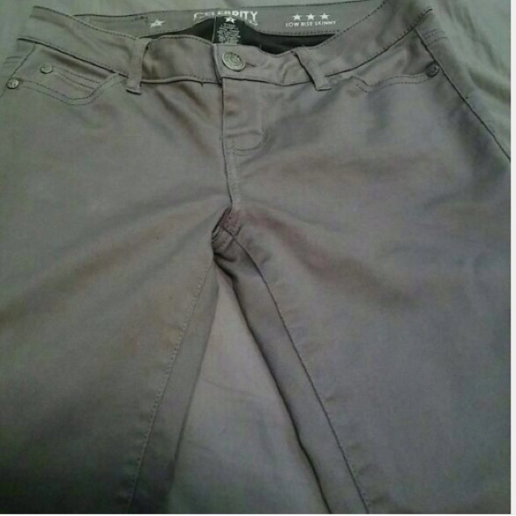 Size 3 Celebrity Pink Dark Grey Jeans