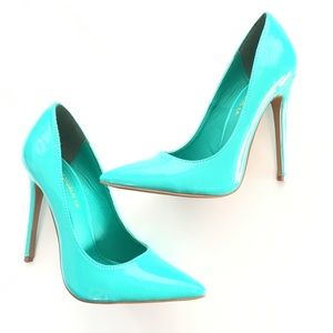 Lola Shoetique Teal Heels