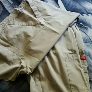 Dickie medical scrubs set pants and top