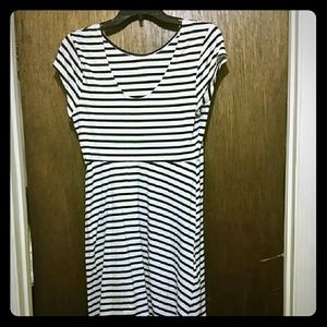 Black and white dress