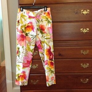 Isaac Mizrahi floral pant