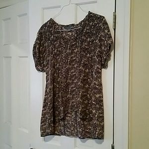 Lil for Anthropologie silk blouse