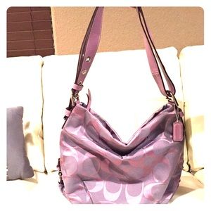 Lavender coach purse