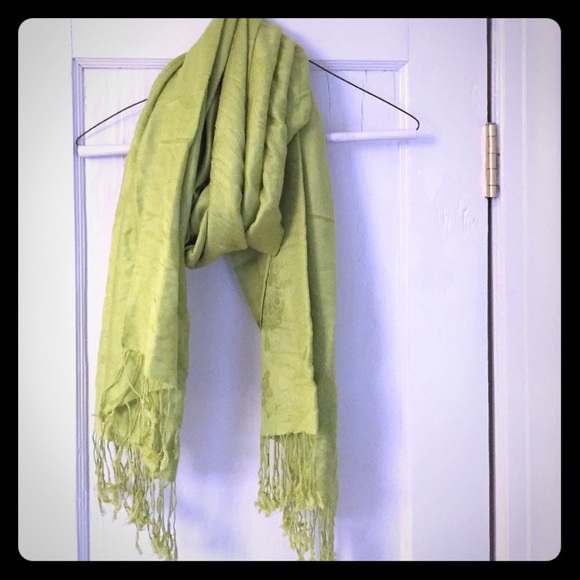 Light green pashmina