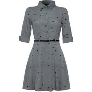 🌻[37] Grey Moustache Dress