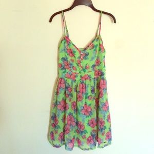 Hollister floral mini dress M