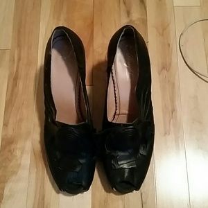 Miss Albright for Anthropologie open toe heels