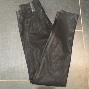 NWT coated skinny jeans