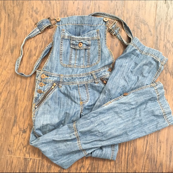 dELiA*s Bootcut blue jeans overalls