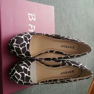 Black giraffe heels