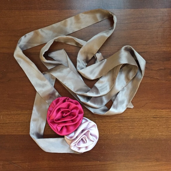 J Crew Satin sash belt