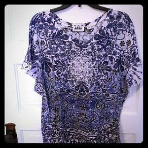 Cute rhinestone studded tee shirt