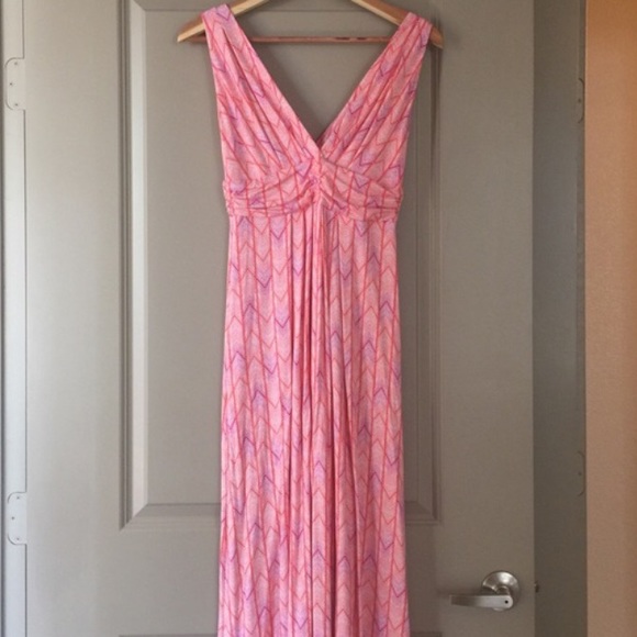 Adorable Tart pink/orange chevron maxi SO COMFY!