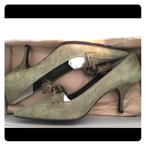 J.Crew Georgia Suede Tassel Heels