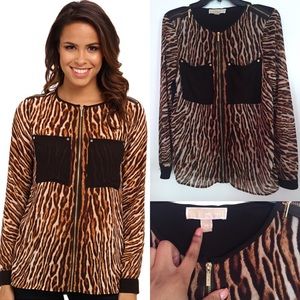 💕 Michael Kors Mowani LS Oversized Blouse