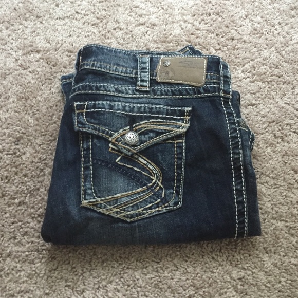 Silver Bootcut Jeans