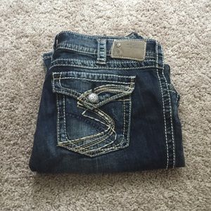 Silver Bootcut Jeans
