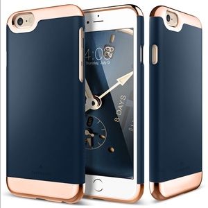 iPhone 6 case Caseology Navy Blue/Rose Gold
