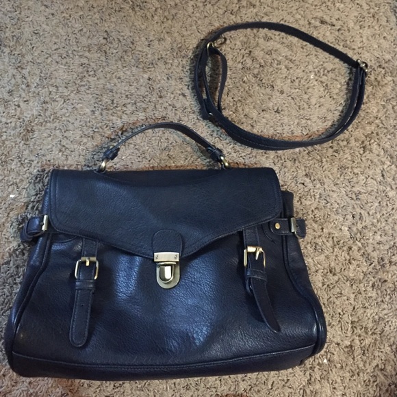 Navy Blue medium messenger bag