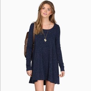 Tobi tunic dress in navy