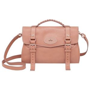 Rare Rose Gold Hardware Mulberry "Alexa" Satchel