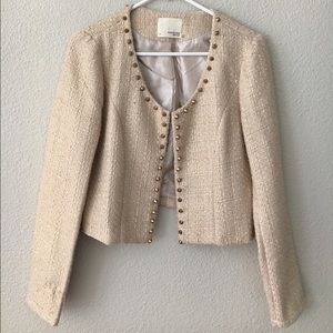 Women's Gold Studded Jacket/Blazer (M)