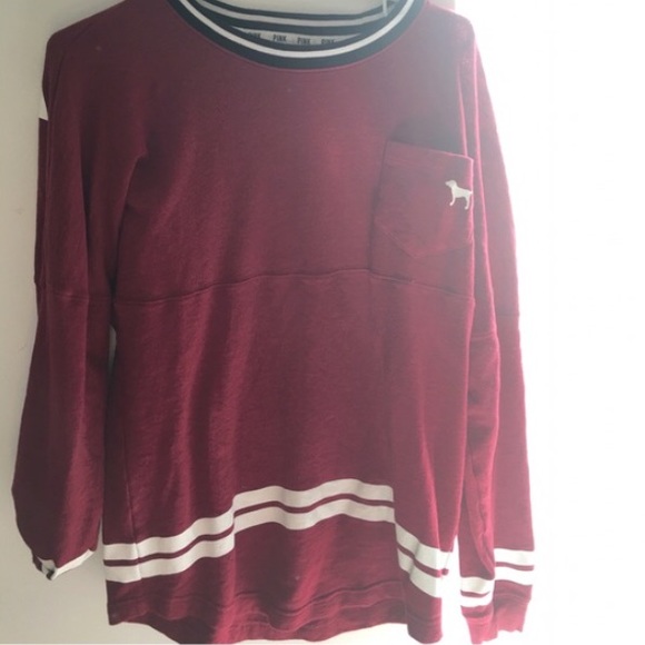 Maroon Victoria Secret Crew Neck