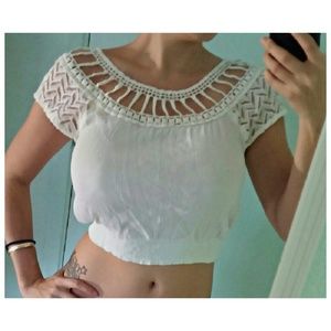 Beautifully detailed crop top