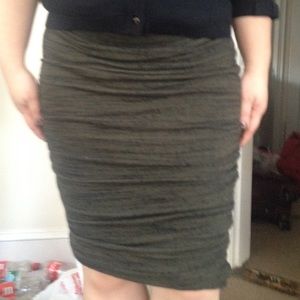 Splendid Olive Pencil Skirt