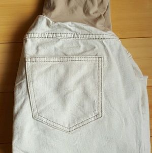 American Star Maternity Jeans in Cream
