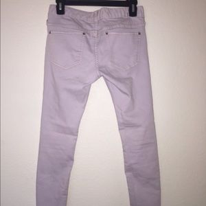 Free People lavender skinny jeans