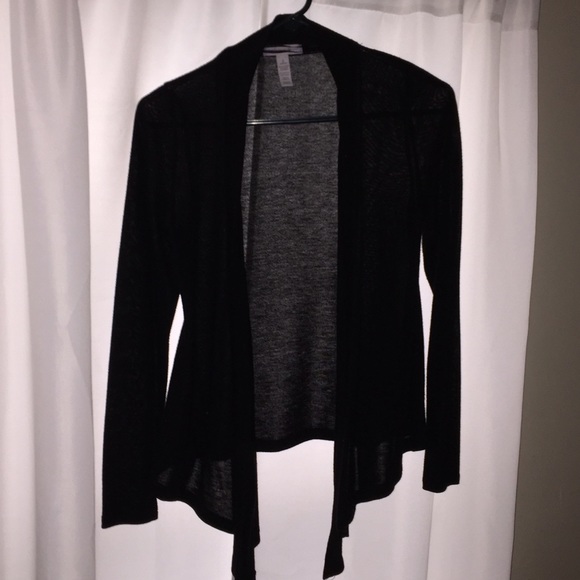Long sleeved black shrug