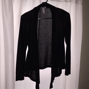 Long sleeved black shrug