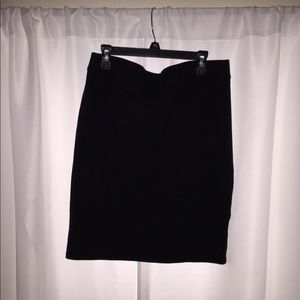 Black pencil skirt