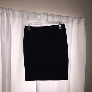 Black pencil skirt
