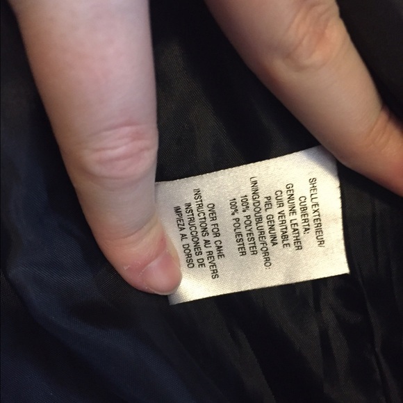 🎉HP 5/16🎉Casual Corner Black Leather Trench Coat - Picture 4 of 4