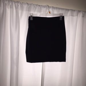 Black pencil skirt