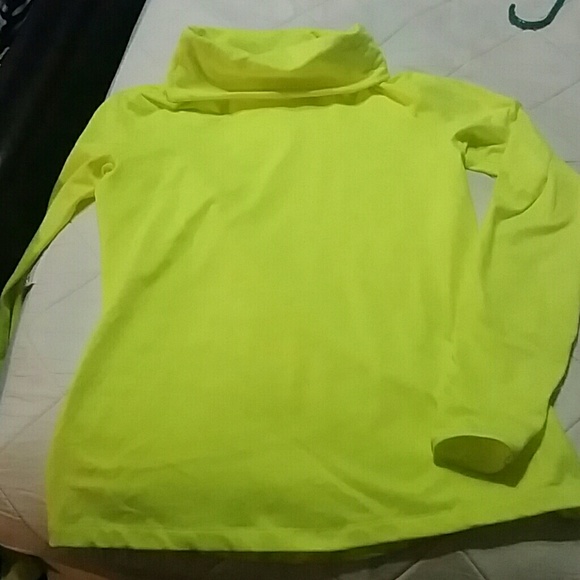 Nike, NikePro Dri-fit, neon yellow, large - Picture 1 of 3