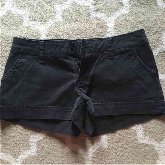 Black shorts size 1