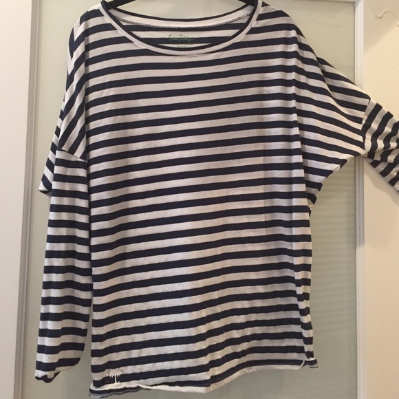 Lilly Pulitzer striped dolman top size medium