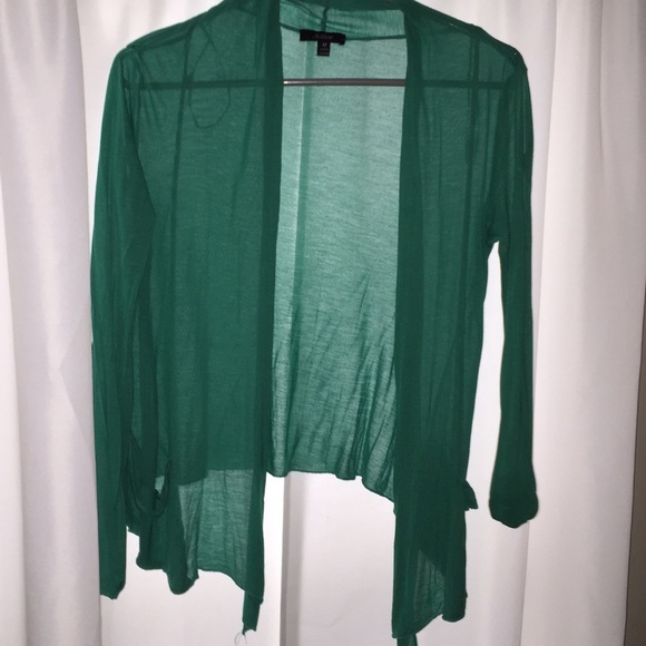 Sheer green shrug