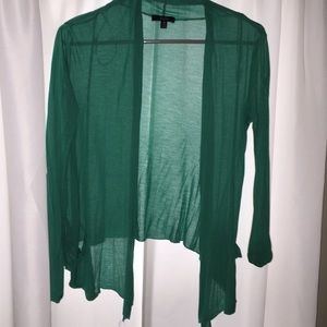Sheer green shrug