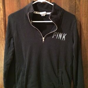 Black VS pink XS quarter zip hoodie
