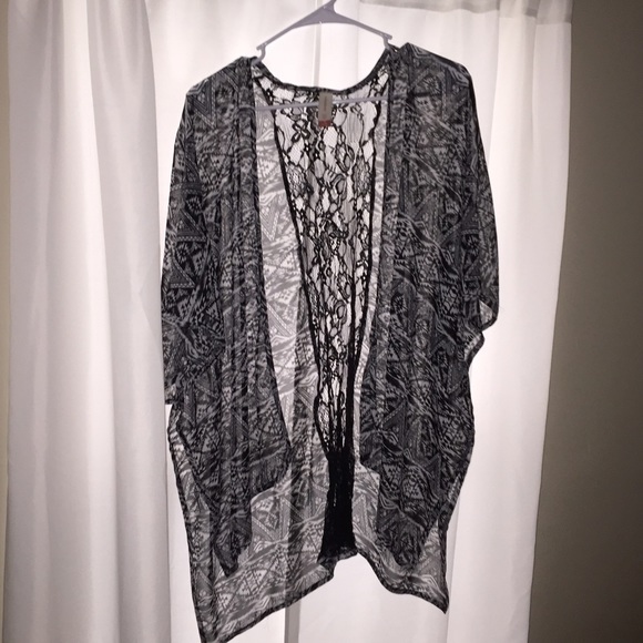 Beautiful sheer bathing suit cover up