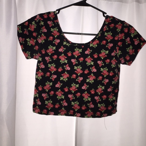 Floral crop top
