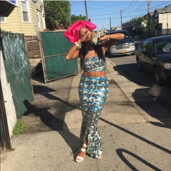 Prom dress size 4-6 custom made ...