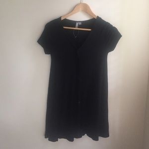 ASOS v neck button down swing dress 2