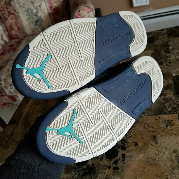 Jordan V Navy Blue turquoise pre grape - Picture 4 of 4