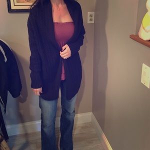 Max studio black cardigan